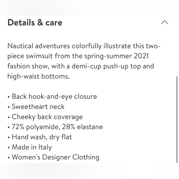 Etro nautical print push up two piece bikini - Picture 7 of 13